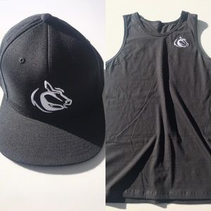 Dark horse tank top and hat